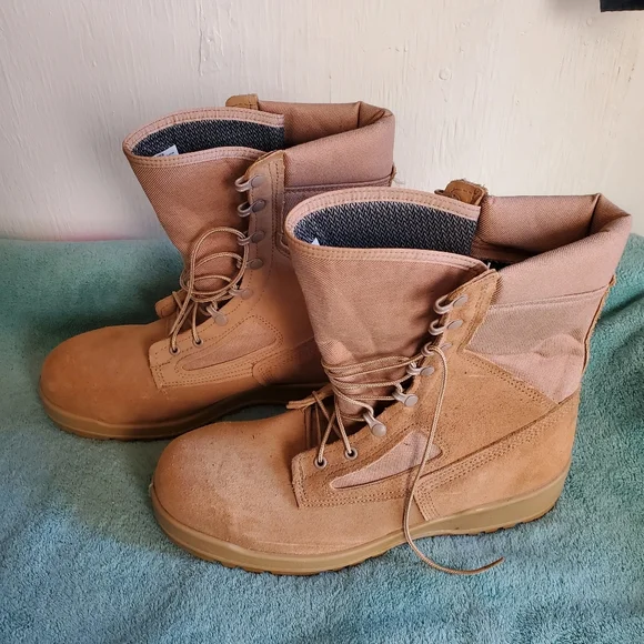 Belleville 340 DES Men's Hot Weather Tan Flight and Combat Vehicle Boot SZ.12.5R - Picture 1 of 8